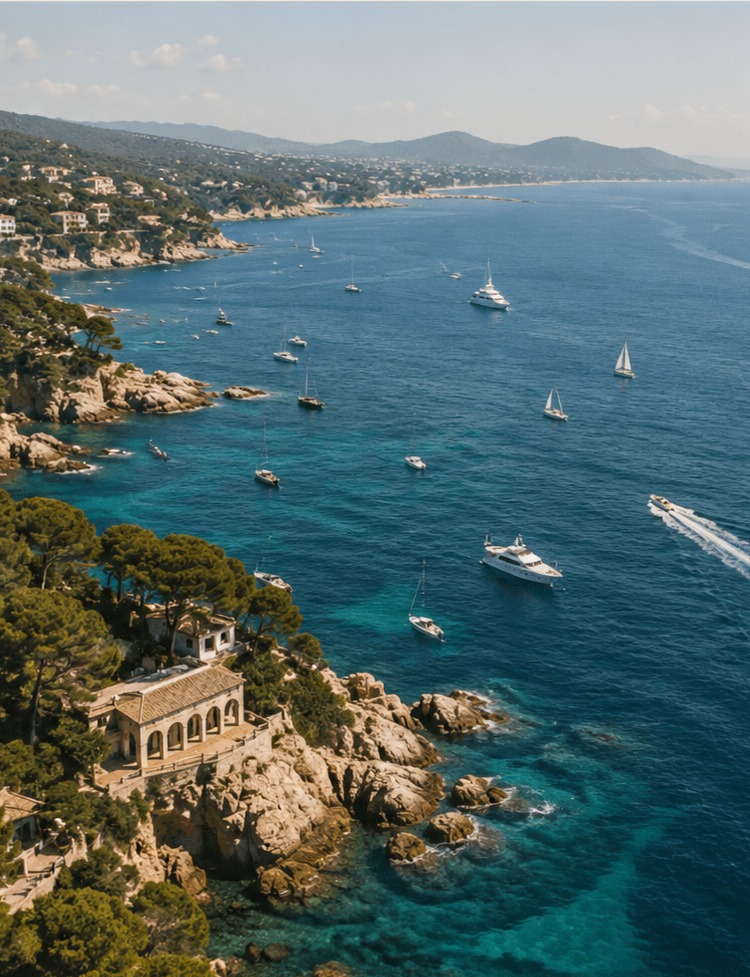 S'Agaró coastline, Costa Brava, Spain